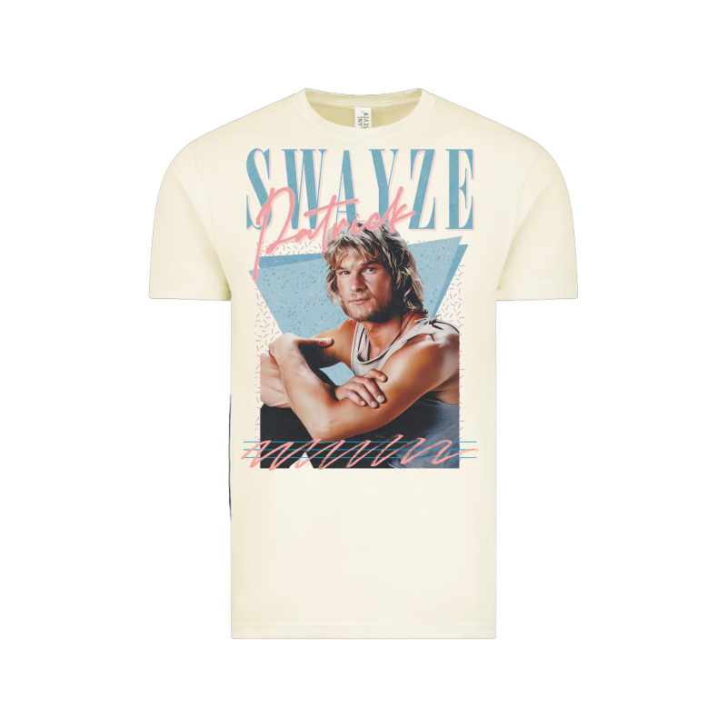Patrick Swayze 90s Styled Retro Graphic Design Gift Vintage Tee by lanVoArt | Teevron
