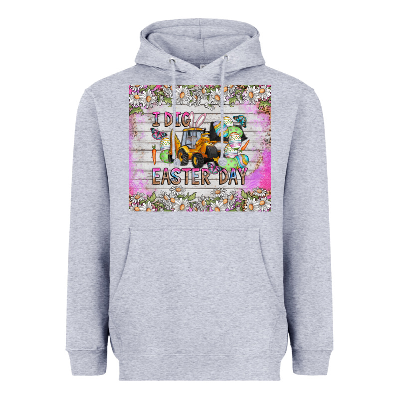 I Dig Easter Day Heavyweight Hoodie by CowhideDigitalArt | Teevron