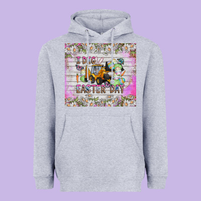 I Dig Easter Day Heavyweight Hoodie Designed By Cowhidedigitalart