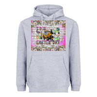 Heather Grey I Dig Easter Day Heavyweight Hoodie - CowhideDigitalArt