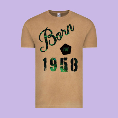 Born In 1958 Vintage Tee Designed By Bettercallsaul