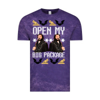 Cloud Purple what we do in the shadows christmas sweater design—open my big packa Vintage Tee - lanVoArt