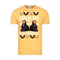 Vintage Mustard what we do in the shadows christmas sweater design—open my big packa Vintage Tee - lanVoArt