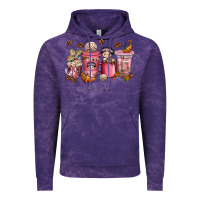 Cloud Purple cafecito y chisme coffee cups Vintage Hoodie - texasbilliewilder