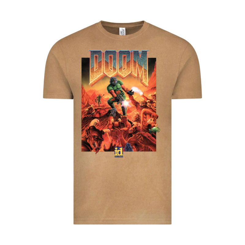 Doom 1993 Poster Pc Fps Vintage Tee by lanVoArt | Teevron
