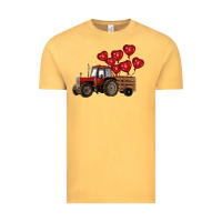 Vintage Mustard farm tractor Vintage Tee - RanaPortraitStore