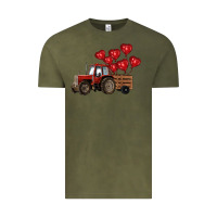 Vintage Olive farm tractor Vintage Tee - RanaPortraitStore