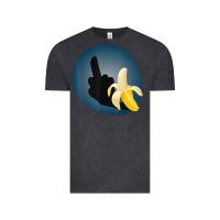 Vintage Black Dirty Joke Halloween Costume Joke Middle Finger Banana Vintage Tee - lanVoArt
