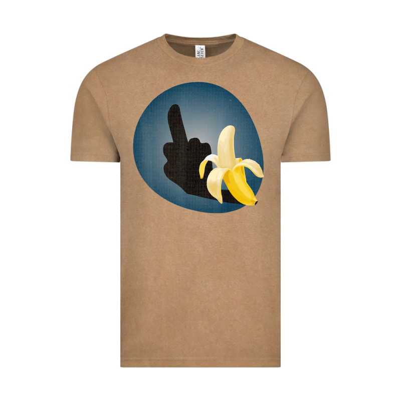 Dirty Joke Halloween Costume Joke Middle Finger Banana Vintage Tee by lanVoArt | Teevron