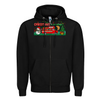 Black christmas is coming Zipper Hoodie - BundleAndBundleShop