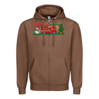 Chestnut christmas is coming Zipper Hoodie - BundleAndBundleShop