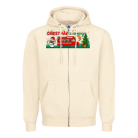 Sandshell christmas is coming Zipper Hoodie - BundleAndBundleShop