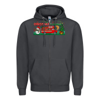 Smoke christmas is coming Zipper Hoodie - BundleAndBundleShop