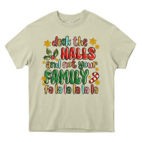 Mossy deck the halls and not your family fa la la la laa Heavy Core Tee - MaliasSmallBusiness