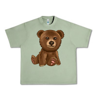 Oil Green bear Urban Heavy Tee - texasbilliewilder