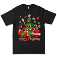 Black merry christmas tree with gift box Premium Tee - MaliasSmallBusiness