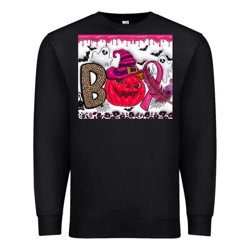 Boo October Premium Sweatshirt by CowhideDigitalArt | Teevron