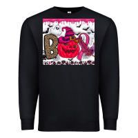 Black Boo october Premium Sweatshirt - CowhideDigitalArt