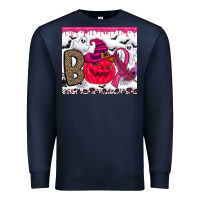 Navy Boo october Premium Sweatshirt - CowhideDigitalArt