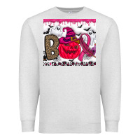 Oatmeal Heather Boo october Premium Sweatshirt - CowhideDigitalArt