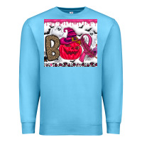 Ocean Blue Boo october Premium Sweatshirt - CowhideDigitalArt