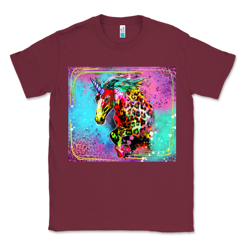 Colorful Unicorn Horse Classic Tee by LillyAllenDesigns | Teevron