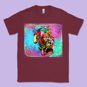 Colorful Unicorn Horse Classic Tee Designed By Lillyallendesigns