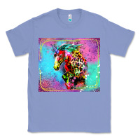 Colony Blue Colorful Unicorn Horse Classic Tee - LillyAllenDesigns