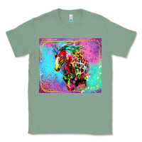 Sage Colorful Unicorn Horse Classic Tee - LillyAllenDesigns