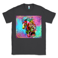 Smoke Colorful Unicorn Horse Classic Tee - LillyAllenDesigns