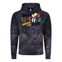 Cloud Black best teacher ever Vintage Hoodie - NancyCooperArtShop