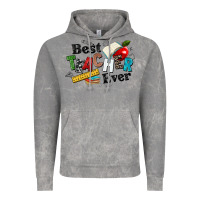 Cloud Rock best teacher ever Vintage Hoodie - NancyCooperArtShop