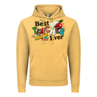 Vintage Mustard best teacher ever Vintage Hoodie - NancyCooperArtShop