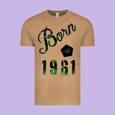 Born In 1961 Vintage Tee Designed By Bettercallsaul