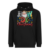 Black How Dy Christmas Heavyweight Hoodie - CowhideDigitalArt