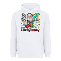 White How Dy Christmas Heavyweight Hoodie - CowhideDigitalArt