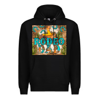 Black Western Rodeo Dad Tumbler Premium Hoodie - BundleAndBundleShop
