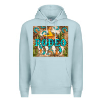 Blue Mist Western Rodeo Dad Tumbler Premium Hoodie - BundleAndBundleShop
