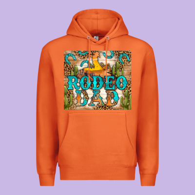 Western Rodeo Dad Tumbler Premium Hoodie Designed By Bundleandbundleshop