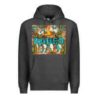 Charcoal Heather Western Rodeo Dad Tumbler Premium Hoodie - BundleAndBundleShop