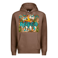 Chestnut Western Rodeo Dad Tumbler Premium Hoodie - BundleAndBundleShop