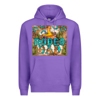 Purple Western Rodeo Dad Tumbler Premium Hoodie - BundleAndBundleShop
