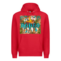Red Western Rodeo Dad Tumbler Premium Hoodie - BundleAndBundleShop