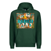 Sports Green Western Rodeo Dad Tumbler Premium Hoodie - BundleAndBundleShop