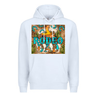 White Western Rodeo Dad Tumbler Premium Hoodie - BundleAndBundleShop