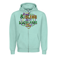 Seafoam heads and bling it's' a mardi gras thing Zipper Hoodie - FaDigitalArtStudio