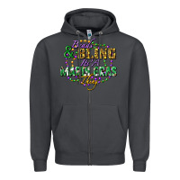 Smoke heads and bling it's' a mardi gras thing Zipper Hoodie - FaDigitalArtStudio