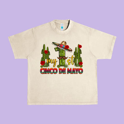 My 1st Cinco De Mayo Urban Heavy Tee Designed By Texasbilliewilder