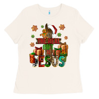 Bone The real gift is Jesus Ladies Tee - NancyCooperArtShop