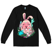 Black Easter egg Nurse Easter Day Long Sleeve Tee - HowdyJamesFarm